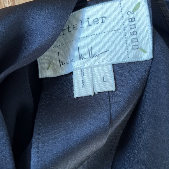 PERFECT NICOLE MILLER SILK BLOUSE - Picture 4 of 5